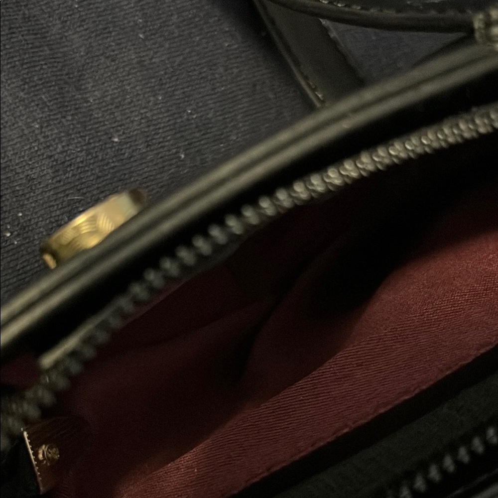 FOR STACY B Elegant Black Leather Women's Bag Saddle bag - Picture 8 of 11